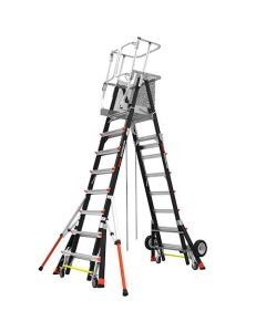 safety cage platform ladder