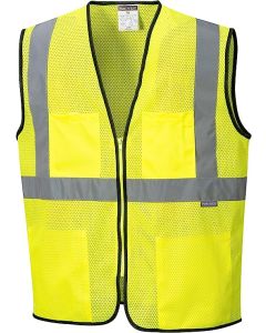 LIME CLASS 2 MESH VEST