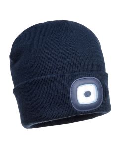 black beanie head lamp