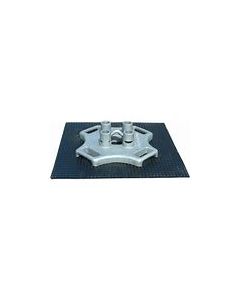 BlueWater EPDM Roof Pad  3/8 X 24 X 24 EPDM Button - 100034