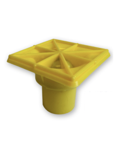 yellow rebar cap