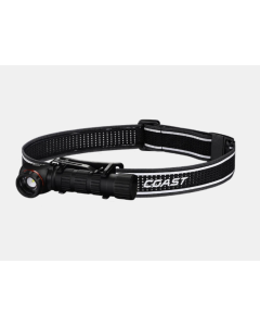 Coast TXM50R LED Rechargeable Headlamp with Pocket Clip & Magnet, 1250 Lumens, Black