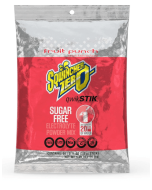 Sqwincher® .11 Ounce Fruit Punch Flavor Qwik Stik™ ZERO Powder, 20 OZ , 50 PKG- 159060102-FP